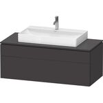 Duravit Waschtischunterbau L-CUBE 1220x482x550mm gra s-matt o ES