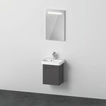 DU No.1 Möbel-Set 450x350mm, WT,WTU m.Türanschl. R,Spiegel, Graphit Matt