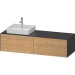 Duravit Waschtischunterbau WHITE TULIP 1600x408x550mm Ei na mass /graphit hgl o