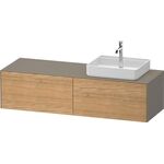 Duravit Waschtischunterbau WHITE TULIP 1600x408x550mm Ei na mass / Steing sdm o