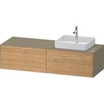 Duravit Waschtischunterbau WHITE TULIP 1600x408x550mm Ei na mass /steingrau hgl