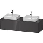 Duravit Waschtischunterbau WHITE TULIP 1600x408x550mm Ei na mass /steingrau hgl