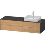 Duravit Waschtischunterbau WHITE TULIP 1600x408x550mm Ei na mass /graphit hgl o