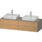 Duravit Waschtischunterbau WHITE TULIP 1600x408x550mm Ei na mass / Steing sdm o