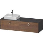 Duravit Waschtischunterbau WHITE TULIP 1600x408x550mm amerik NB / gra hgl o ES