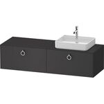 Duravit Waschtischunterbau WHITE TULIP 1600x408x550mm gra sdm o ES