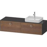 Duravit Waschtischunterbau WHITE TULIP 1600x408x550mm amerik NB / gra hgl o ES