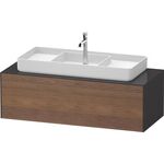 Duravit Waschtischunterbau WHITE TULIP 1300x408x550mm amerik NB / gra hgl o ES