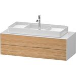 Duravit Waschtischunterbau WHITE TULIP 1300x408x550mm Ei na mass / we hgl o ES