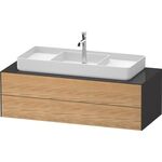 Duravit Waschtischunterbau WHITE TULIP 1300x408x550mm Ei na mass /graphit hgl o