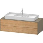 Duravit Waschtischunterbau WHITE TULIP 1300x408x550mm Ei na mass /steingrau hgl