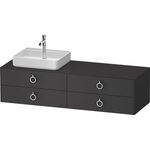 Duravit Waschtischunterbau WHITE TULIP 1600x408x550mm gra sdm o ES