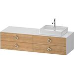 Duravit Waschtischunterbau WHITE TULIP 1600x408x550mm Ei na mass / we hgl o ES