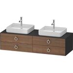 Duravit Waschtischunterbau WHITE TULIP 1600x408x550mm amerik NB / gra sdm o ES