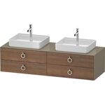 Duravit Waschtischunterbau WHITE TULIP 1600x408x550mm ami NB / Steingr hgl o ES