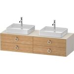 Duravit Waschtischunterbau WHITE TULIP 1600x408x550mm Ei na mass / No we sdm o