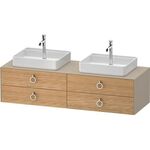 Duravit Waschtischunterbau WHITE TULIP 1600x408x550mm Ei na mass / ta sdm o ES