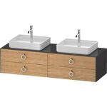 Duravit Waschtischunterbau WHITE TULIP 1600x408x550mm Ei na mass /graphit hgl o