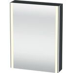 DU SPS XSquare m.Bel. 800x600x155 Graphit Matt, TA links ohne ES, F