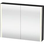 DU Spiegelschrank XSquare m.Beleuchtung 800x1000x155mm, Graphit Supermatt, F