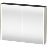 DU Spiegelschrank XSquare m.Beleuchtung 800x1000x155mm, Taupe, CH