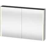 DU Spiegelschrank XSquare m. Beleuchtung 800x1200x155mm, Weiß Seidenmatt, CH