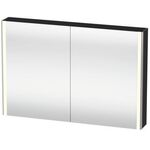 DU Spiegelschrank XSquare m.Beleuchtung 800x1200x155mm, Graphit Supermatt, F