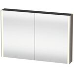 DU Spiegelschrank XSquare m.Beleuchtung 800x1200x155mm, Flannel Grey hgl., F