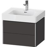 Duravit Waschtischunterbau XSQUARE 584x397x470mm gra s-matt o ES