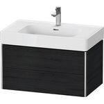 Duravit Waschtischunterbau XSQUARE 784x397x470mm Ei sw o Einrichtungssystem