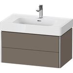 Duravit Waschtischunterbau XSQUARE 784x397x470mm fla gr sdm o ES
