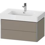 Duravit Waschtischunterbau XSQUARE 784x397x470mm Steingr sdm o ES