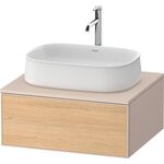 Duravit Waschtischunterbau Zencha 650x281x550mm Ei sw / we s-matt o ES