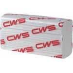 CWS Papier, Multifold, Z-Falz, 2-lagig weiß, 23,5x8 cm geschlossen, 3750 Blatt