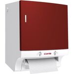 CWS Paradise Paperroll NT mit Panel, elektr, Pap.tuchr.nsp., Weiß, Knststff.