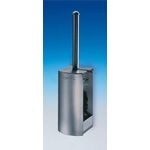 CWS Toilettenbürsten-Halter Paradiseline Edelstahl, mit Bürste, HxBxT 368x85x100