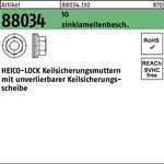 Keilsicherungsmutter R 88034 HLM- 6 10 flZnnc 100St. HEICO - VPE: 100