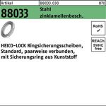 Keilsicherungsscheibe R 88033 HLRS-10 Stahl flZnnc 200St. HEICO - VPE: 200