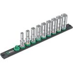 Steckschlüsseleinsatzset Deep 1 9-tlg.Antr.10mm (3/8) Zoll WERA