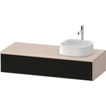 Duravit Waschtischunterbau Zencha 1300x281x550mm sw ls / ta s-matt o ES
