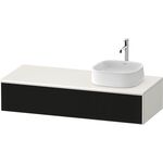 Duravit Waschtischunterbau Zencha 1300x281x550mm sw ls / we s-matt o ES