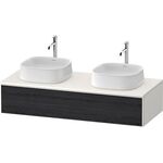 Duravit Waschtischunterbau Zencha 1300x281x550mm Ei sw / we s-matt o ES
