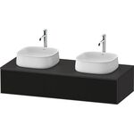 Duravit Waschtischunterbau Zencha 1300x281x550mm sw ls / gra s-matt o ES