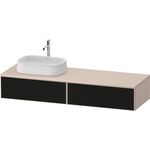 Duravit Waschtischunterbau Zencha 1600x281x550mm sw ls / ta s-matt o ES