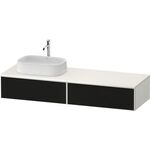 Duravit Waschtischunterbau Zencha 1600x281x550mm sw ls / we s-matt o ES