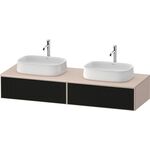 Duravit Waschtischunterbau Zencha 1600x281x550mm sw ls / ta s-matt o ES