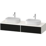 Duravit Waschtischunterbau Zencha 1600x281x550mm sw ls / we s-matt o ES
