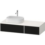 Duravit Waschtischunterbau Zencha 1300x281x550mm sw ls / we s-matt o ES