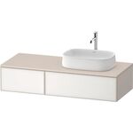 Duravit Waschtischunterbau Zencha 1300x281x550mm Ei sw / we s-matt o ES