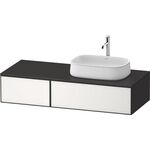 Duravit Waschtischunterbau Zencha 1300x281x550mm we / gra s-matt o ES